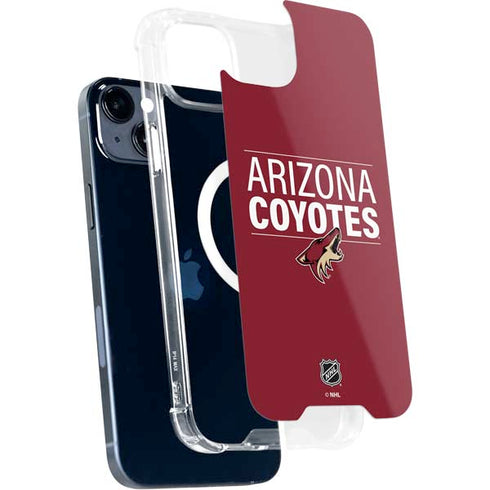 NHL Arizona Coyotes Lineup iPhone 15 Plus MagSafe Case